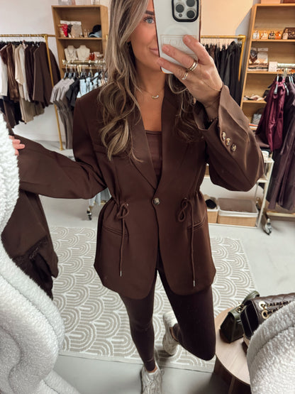 Blazer met ceintuur Billy Bruin