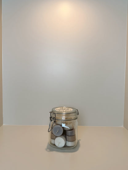 Weckpot Merry Christmas waxinelichtjes Neutral