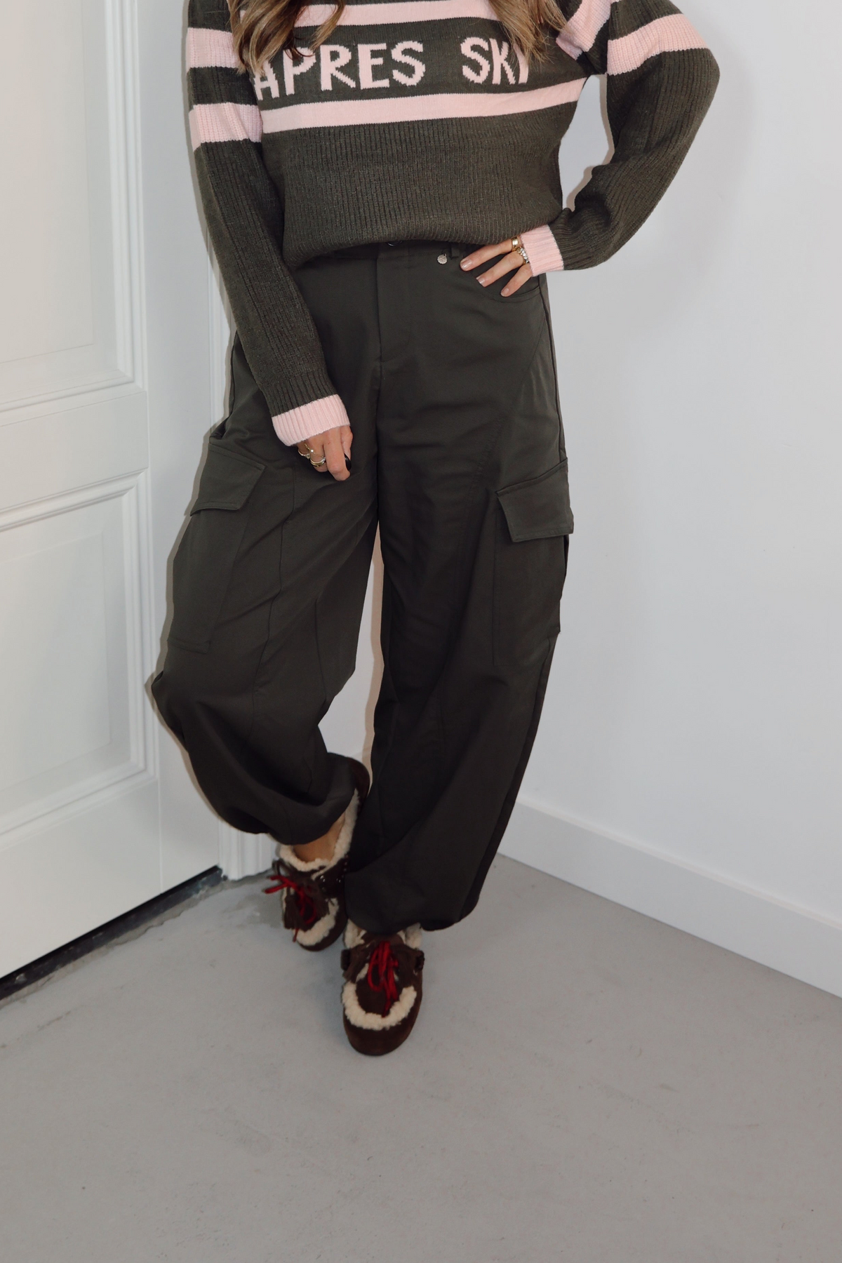 Ambika pants Alina Army