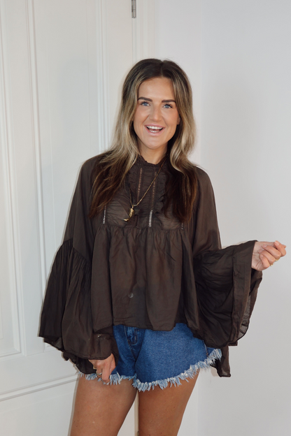 Blouse Bonaire Bruin