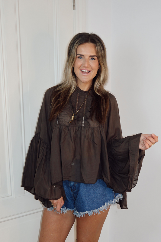 Blouse Bonaire Bruin