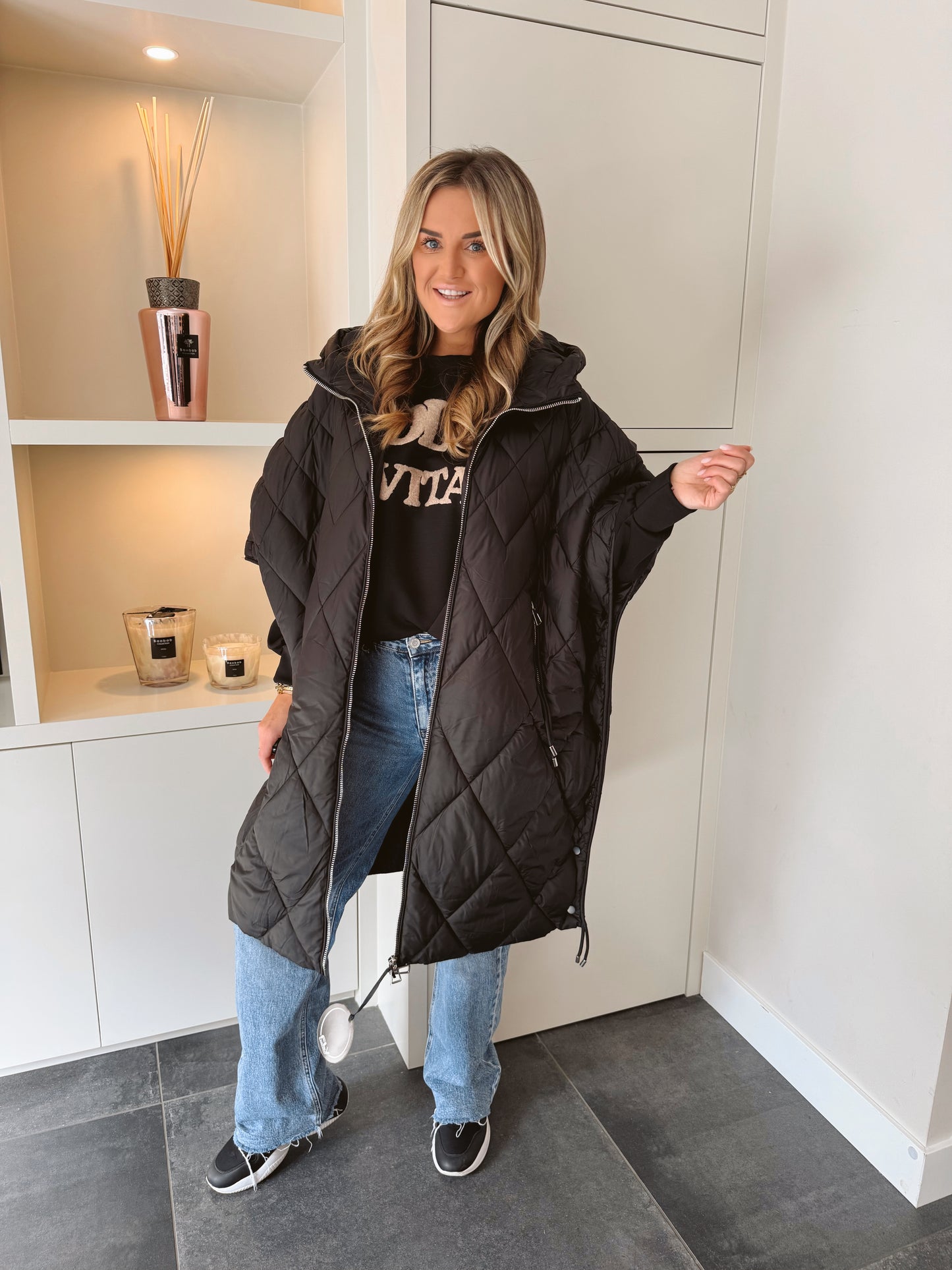 Bodywarmer lang Kim Zwart