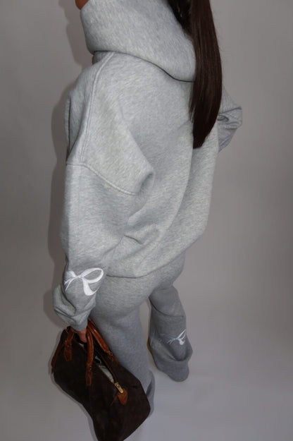 Joggingpak The Bow Hoodie + pants Grijs