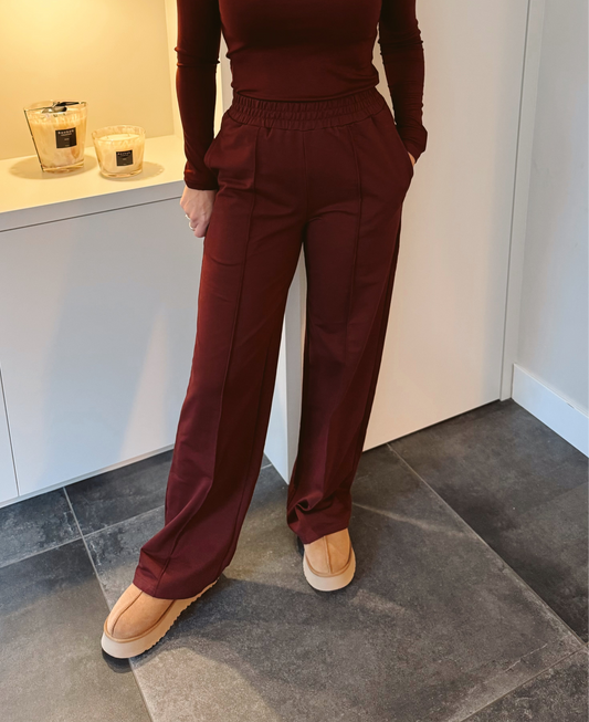 Joggingbroek Bella Burgundy