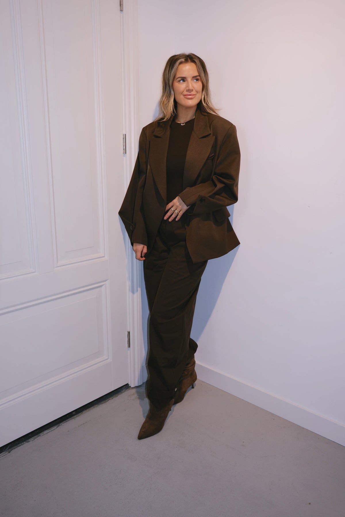 IVIVI Blazer Kylie Chocolate Bruin