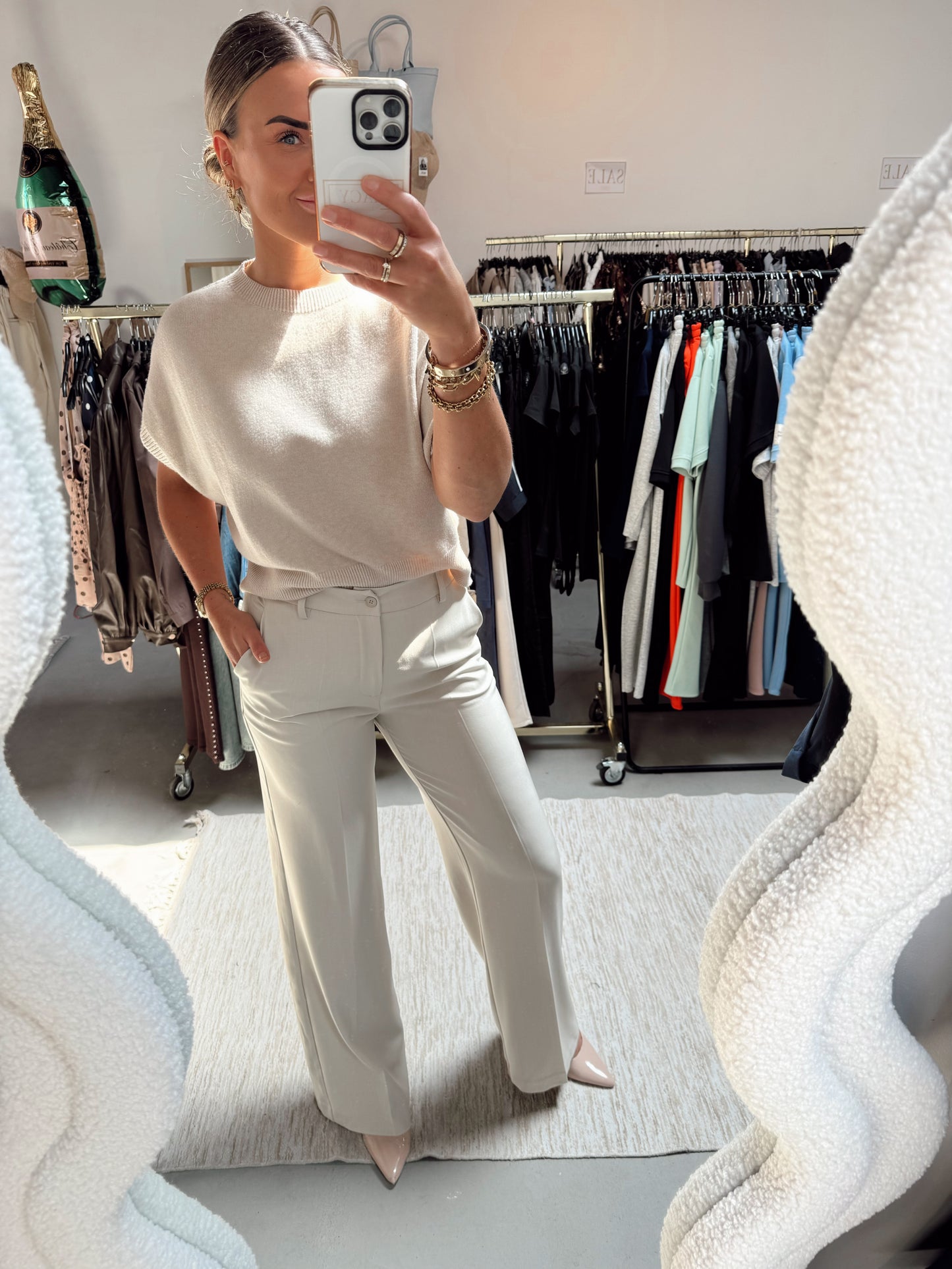 Stella Pantalon Beige