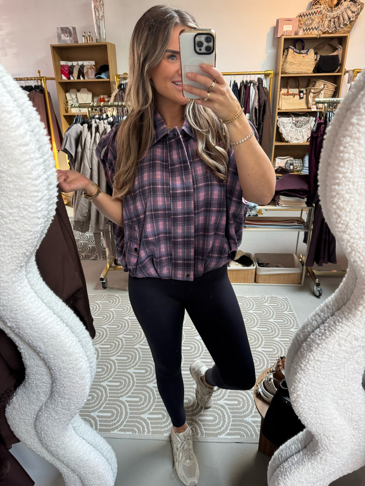 Legging gevoerd Mirna Navy