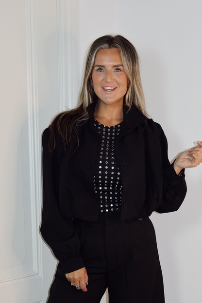 Korte pof trenchcoat Amy Zwart