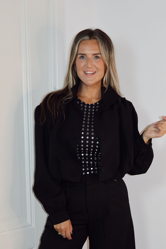 Korte pof trenchcoat Amy Zwart