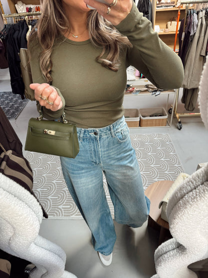 Ambika longsleeve Ada Dark Olive