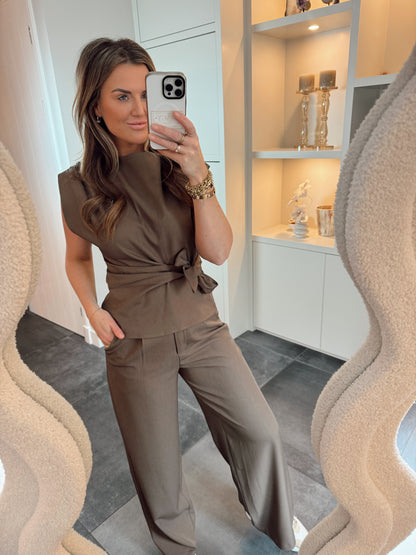 Ambika top Britt Coffee brown