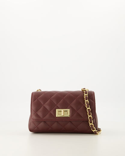 100% Leer Audrey Klein Burgundy