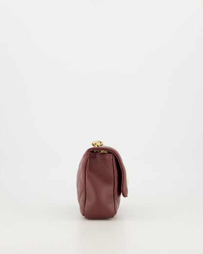 100% Leer Audrey Klein Burgundy