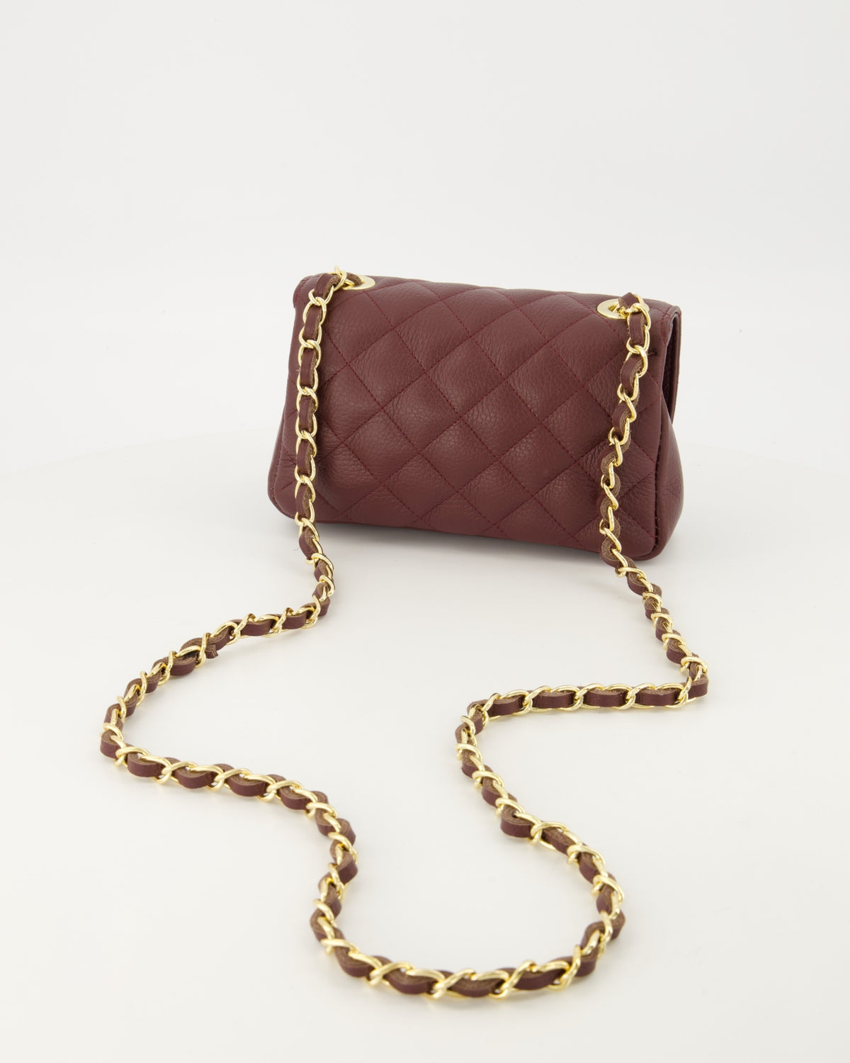 100% Leer Audrey Klein Burgundy