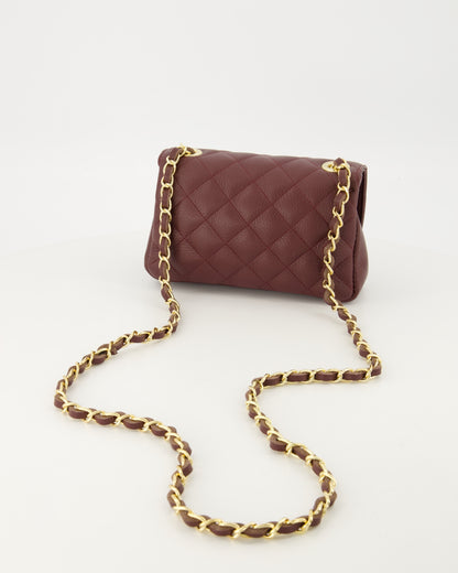 100% Leer Audrey Klein Burgundy
