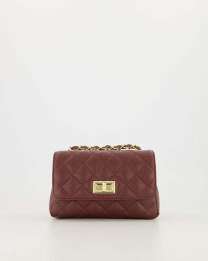 100% Leer Audrey Klein Burgundy
