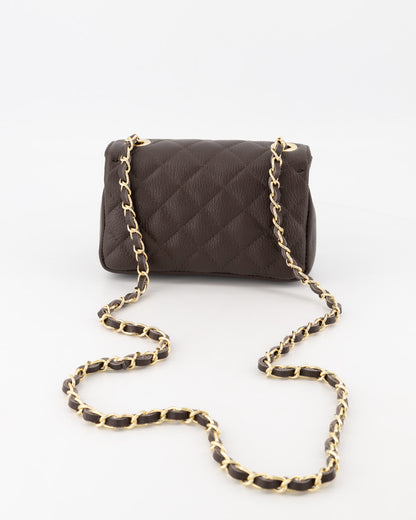 100% Leer Audrey Klein Bruin