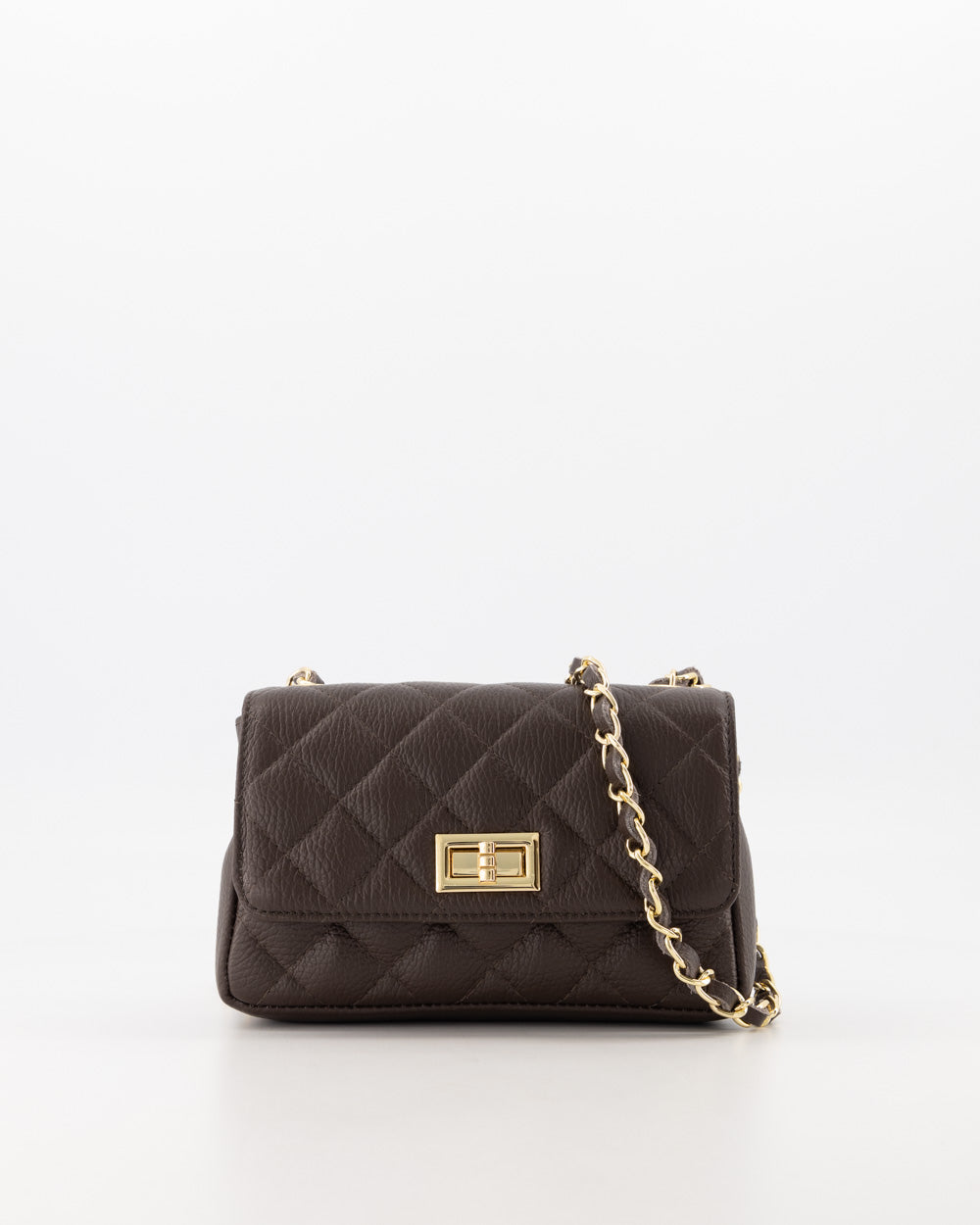 100% Leer Audrey Klein Bruin