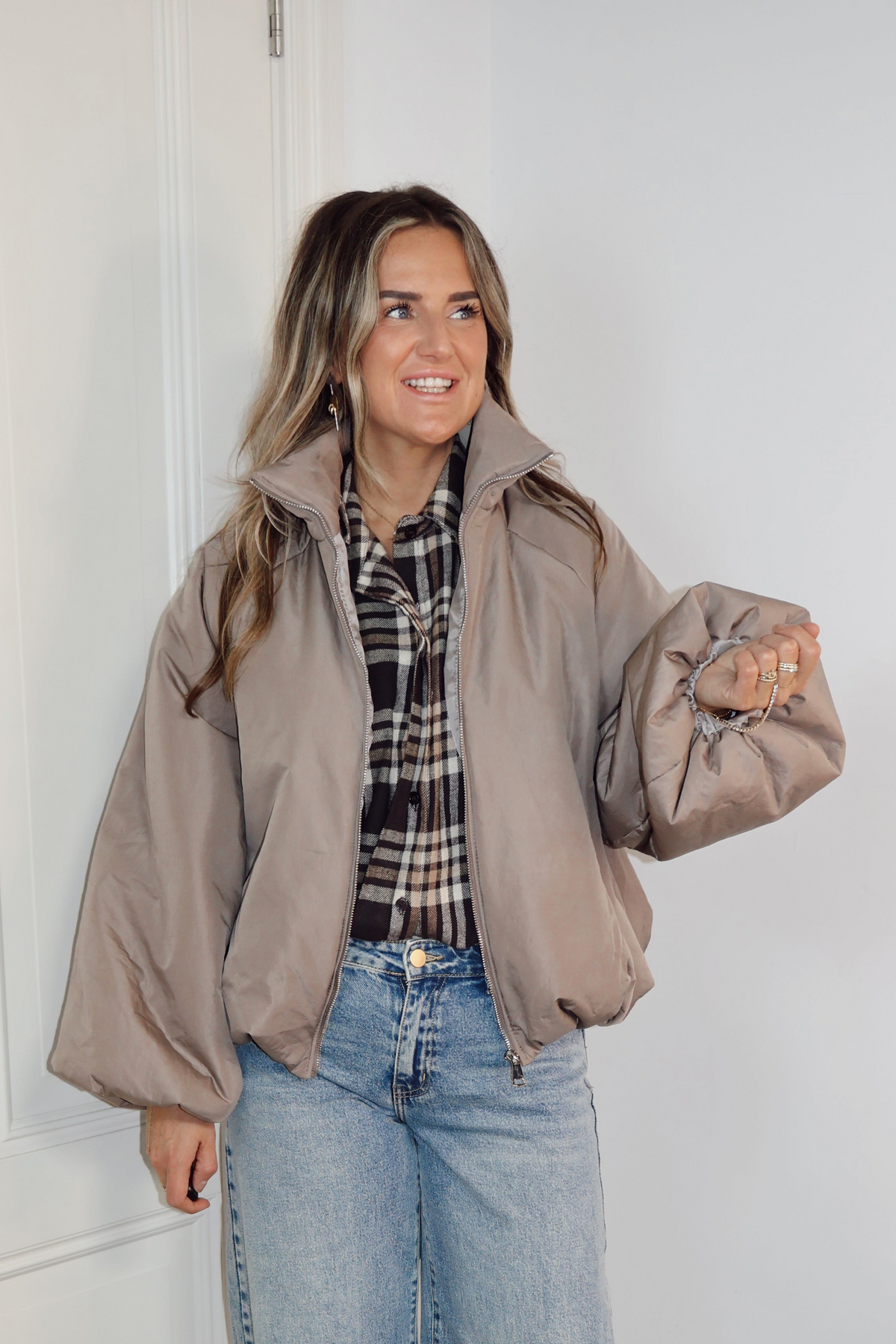 Bomberjas Blake Taupe