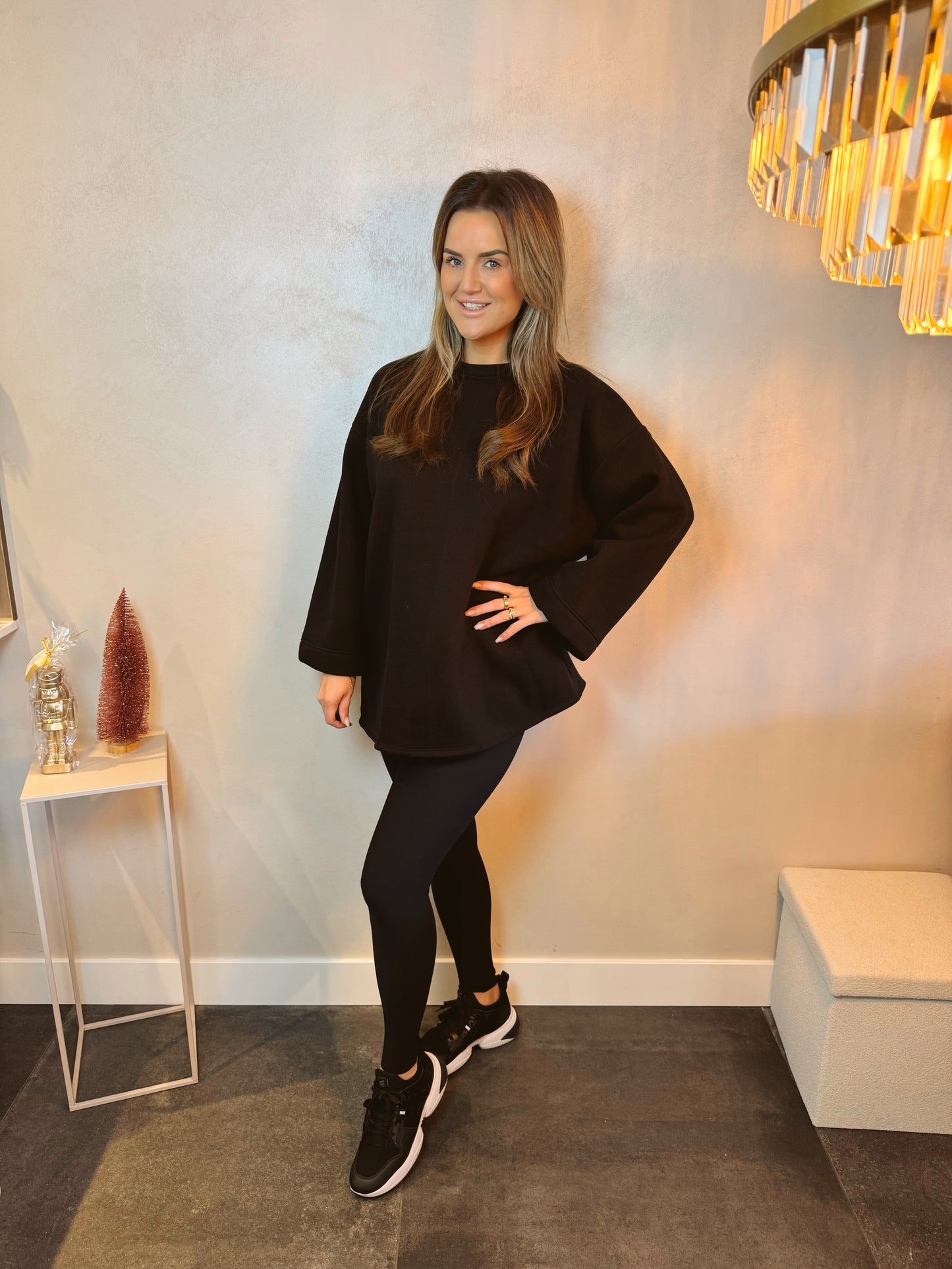 Rib legging Kiara Zwart