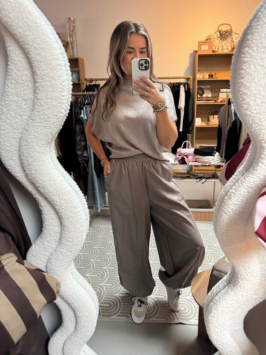 Vlindertop Luxe Taupe