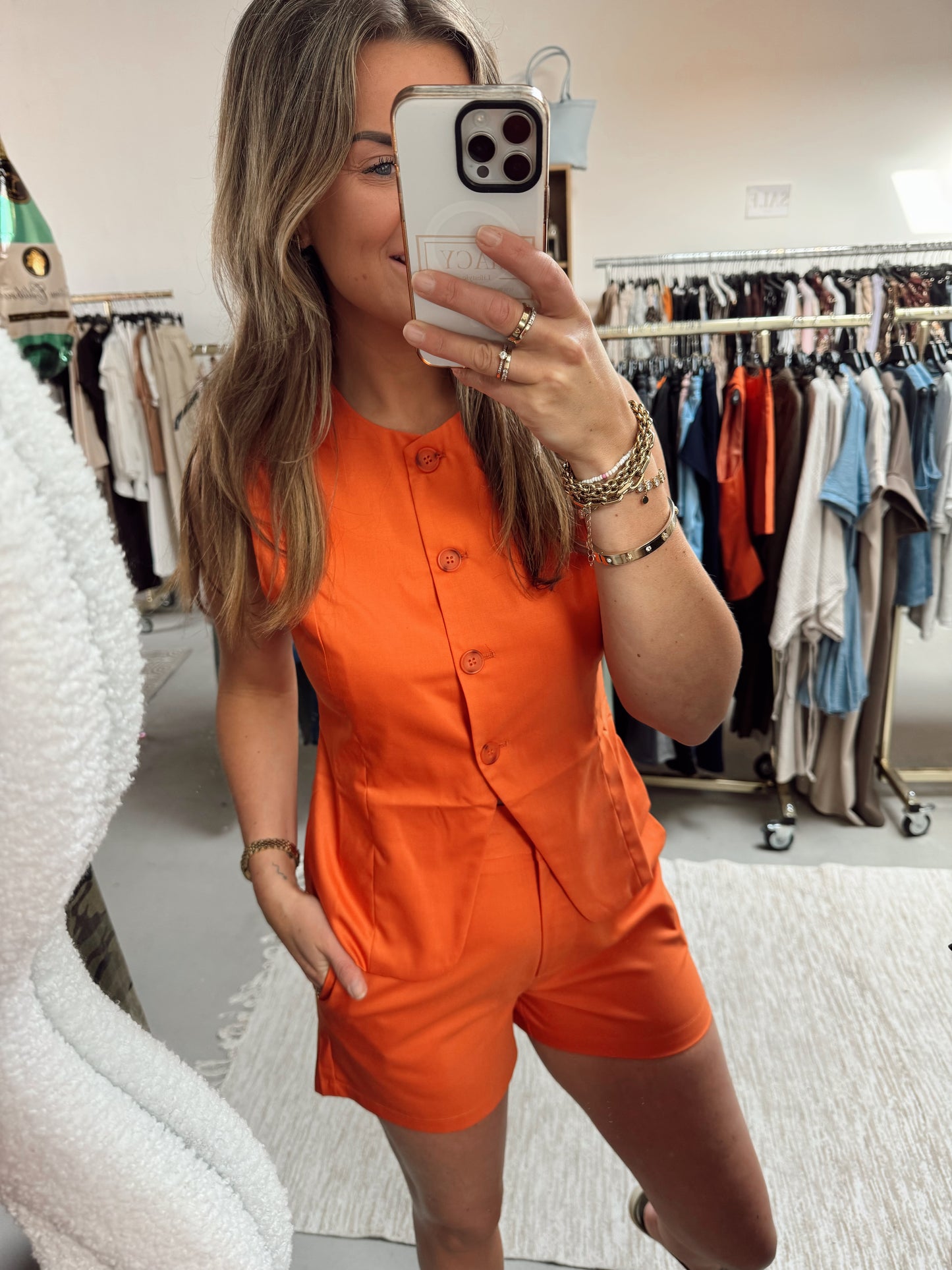 Ambika Gilet Mia Orange