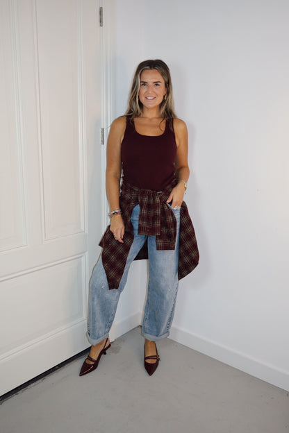 Blouse Kiana Burgundy