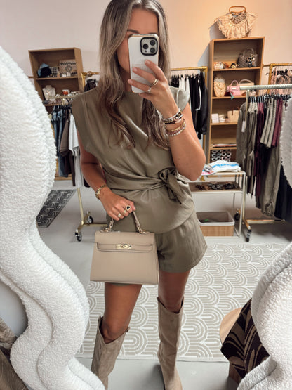 Ambika top Amra Olive