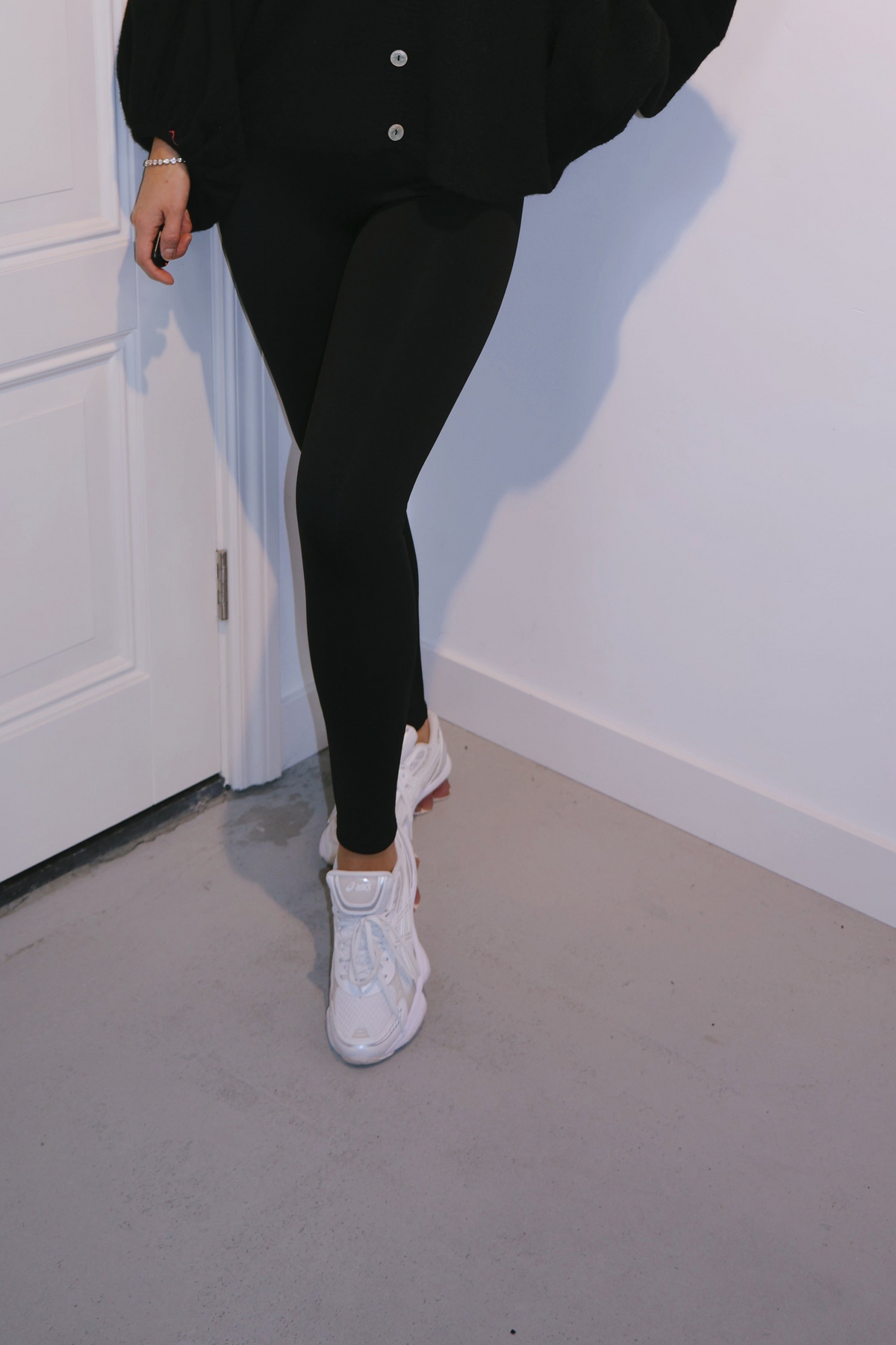 Legging gevoerd Mirna Zwart