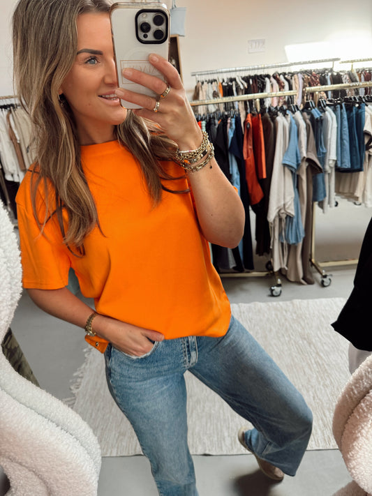 Ambika basic T-shirt JAM Orange