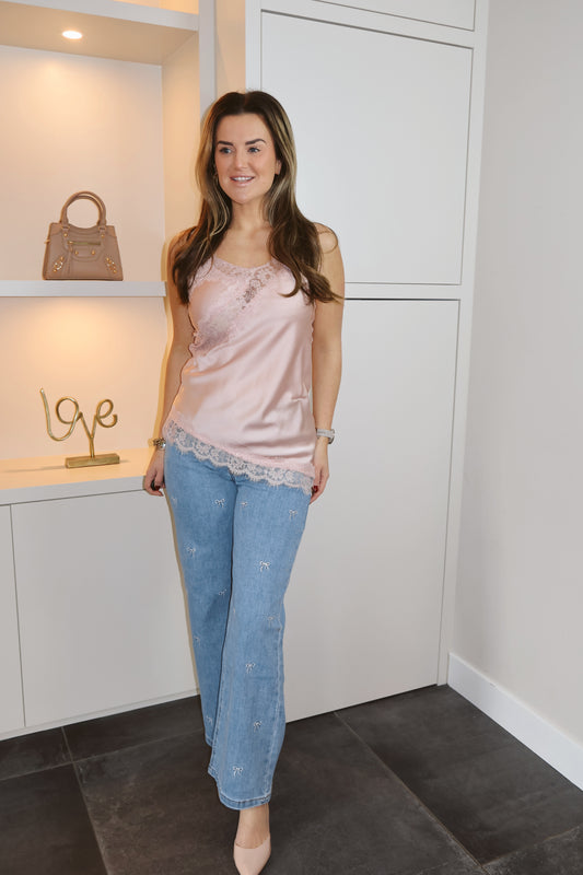 Top Lace Rihanna Roze