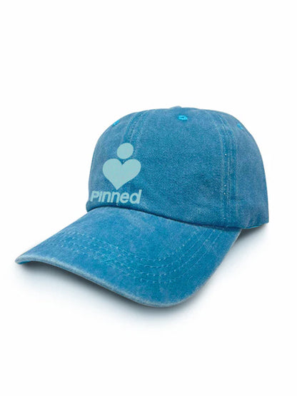 Cap PiNNED Light Blue Glitter petrol blue