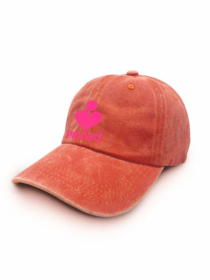 Cap PiNNED Neon Pink Velvet orange