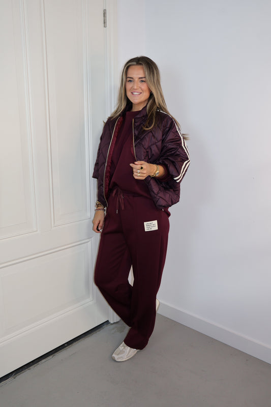 Musthave Joggingset Lange mouwen Burgundy