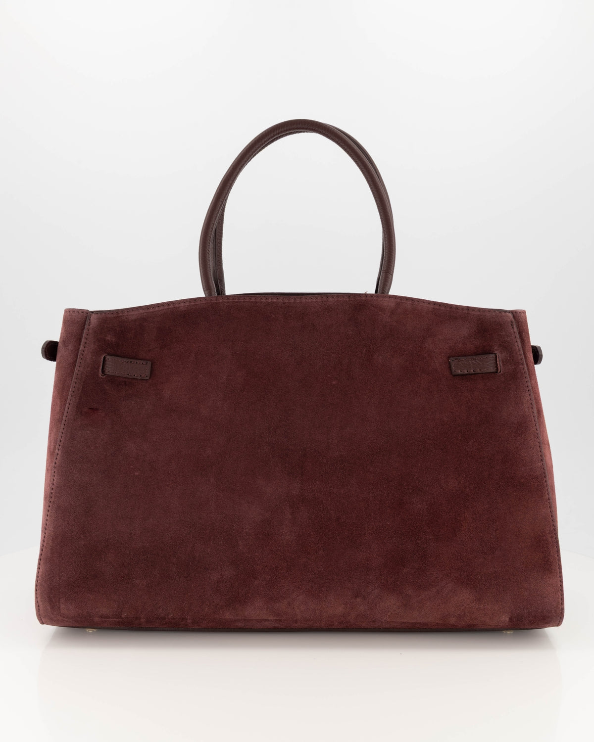 100% Suede Schouder tas Braga Burgundy