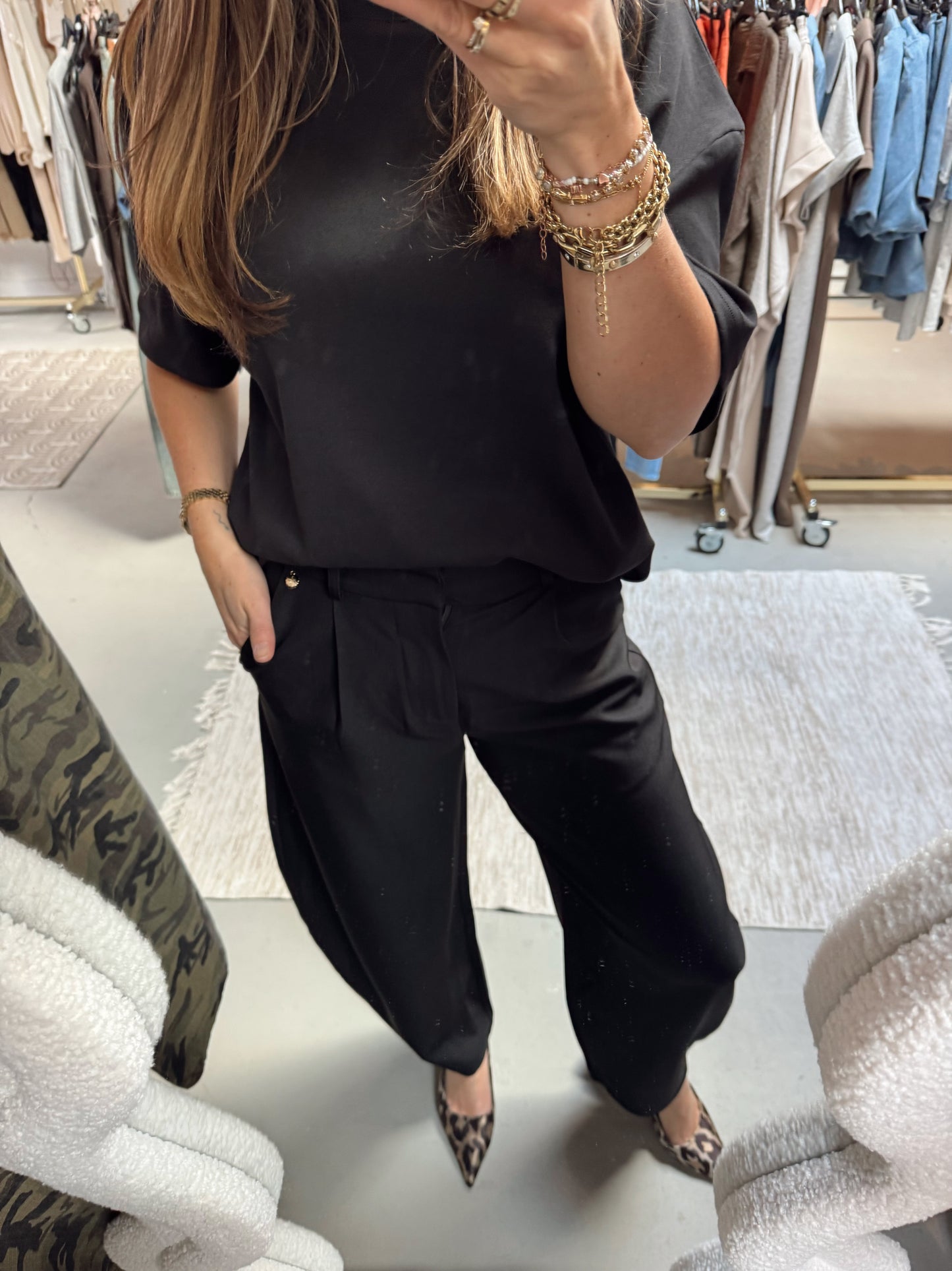 Ambika basic T-shirt JAM Zwart