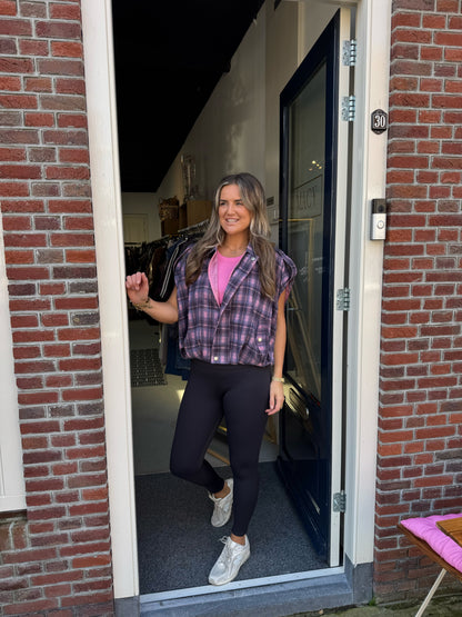 Legging gevoerd Mirna Navy