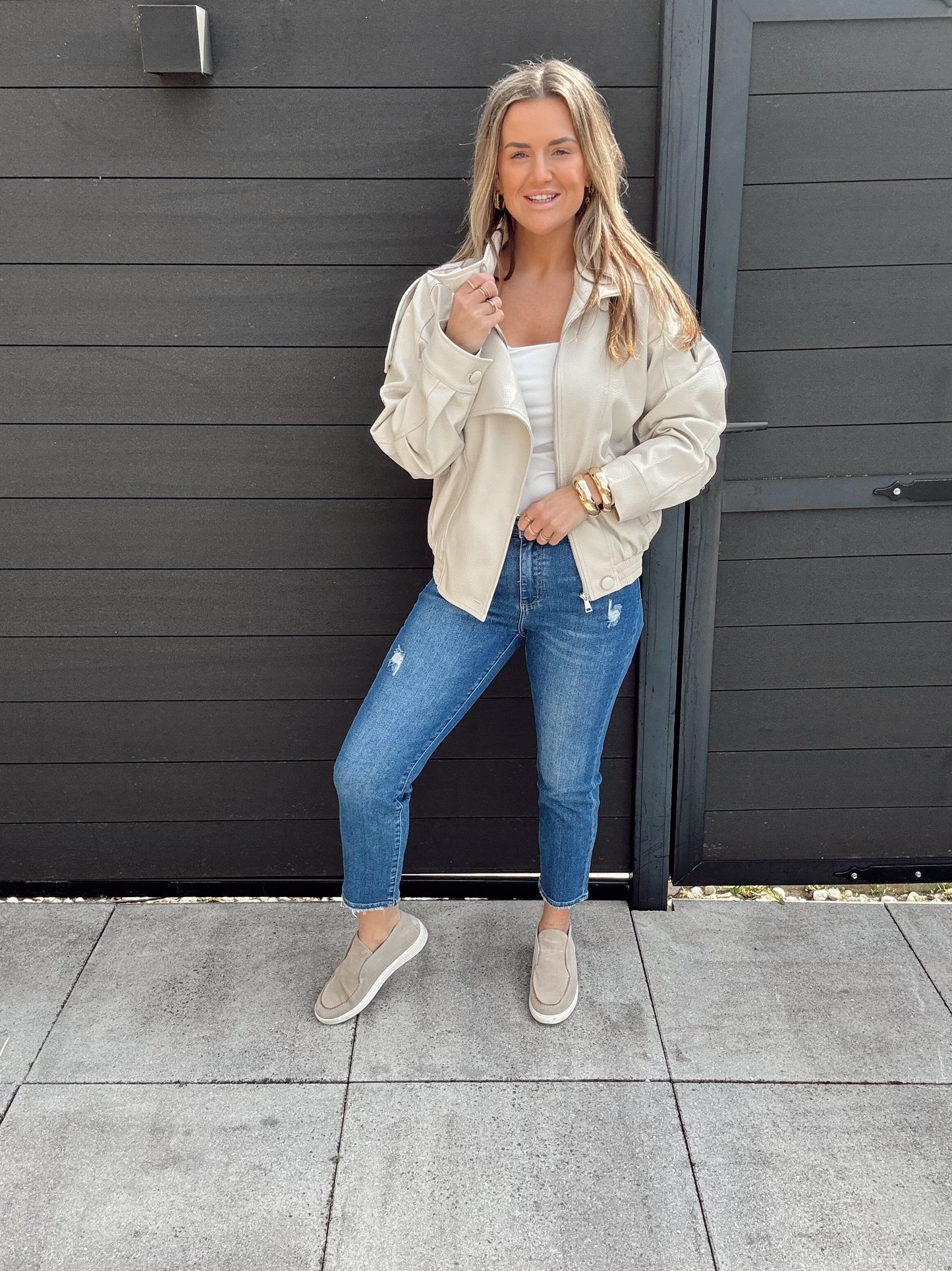 Ambika jas Anan Beige