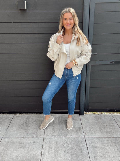 Ambika jas Anan Beige