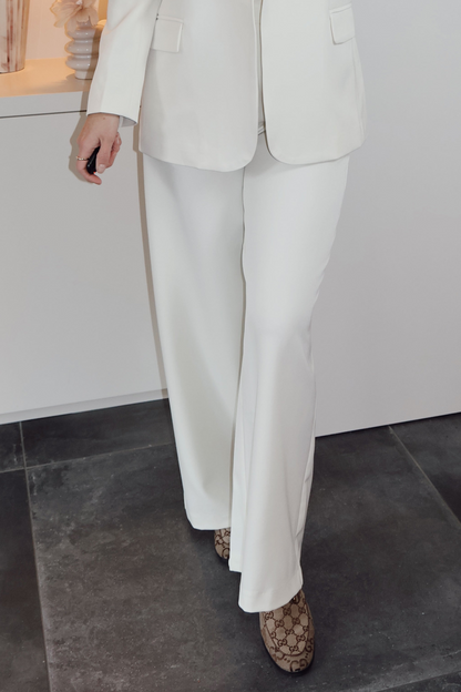 Ambika Pantalon Gris Off white