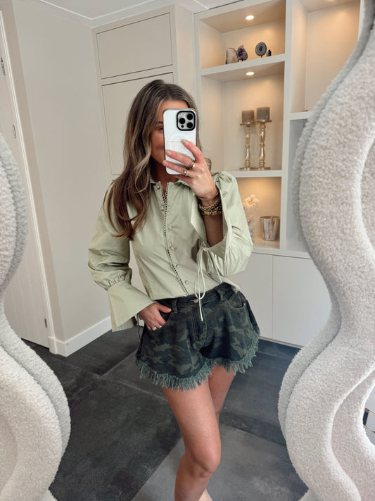 Jeans short Peggy Camouflage
