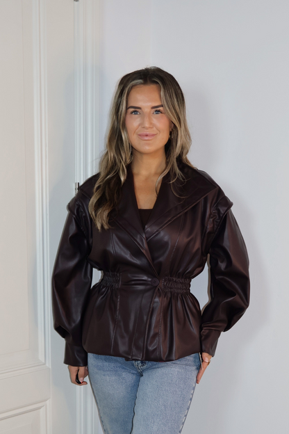 PU Jas Jessie Burgundy