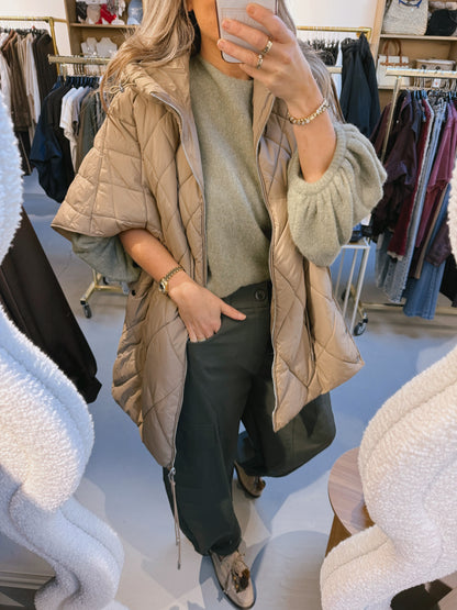 Off shoulder trui Milly Pistache groen