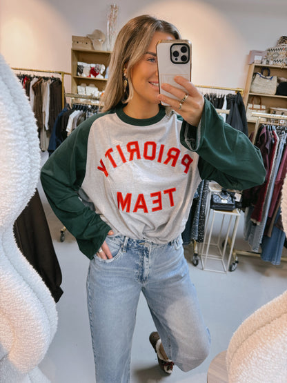 Sarvari Longsleeve Team Army grijs