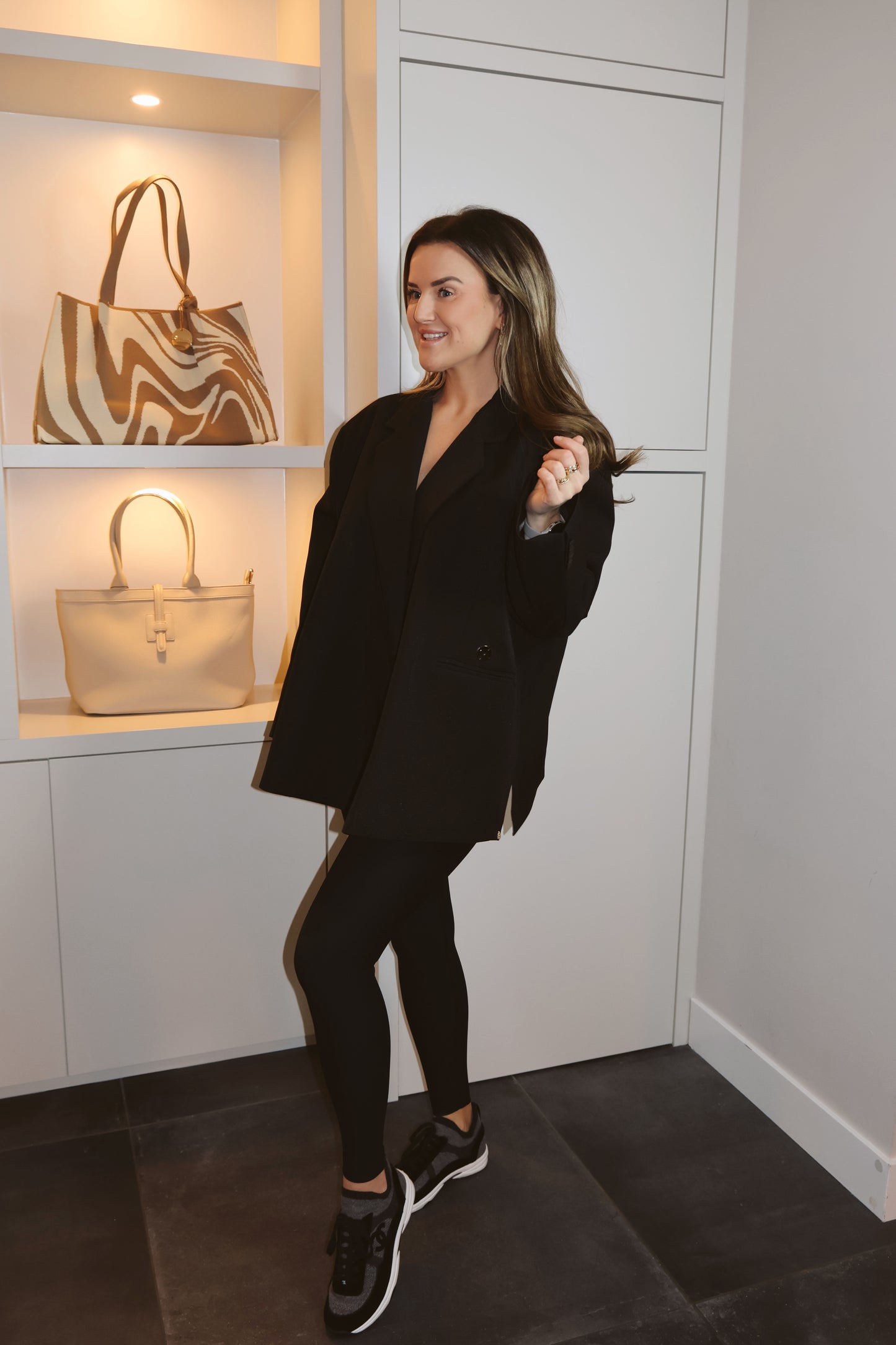 Ambika Blazer Jasmiin Zwart