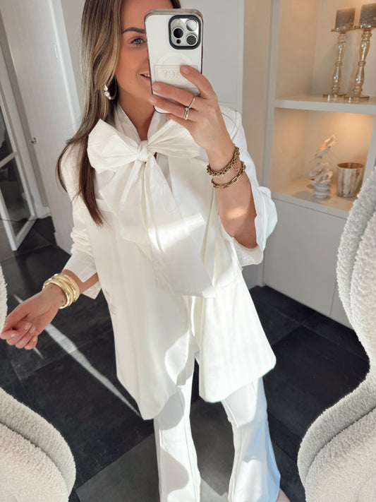 Blazer korte mouwen Bella Wit (kopie)