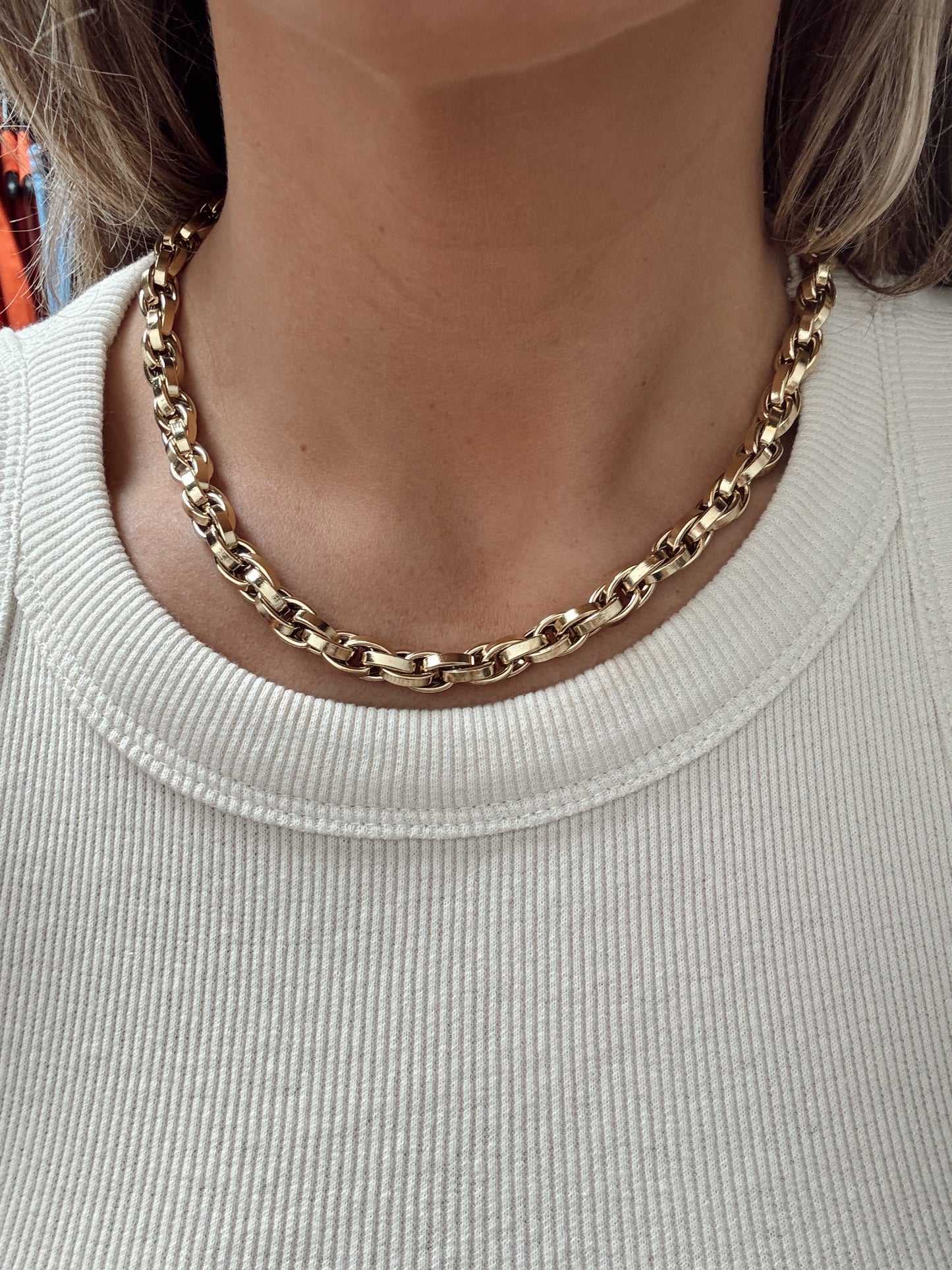Schakelketting Closed Livia Goud