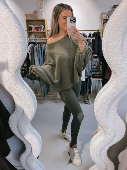 Legging met enkel Blair Groen