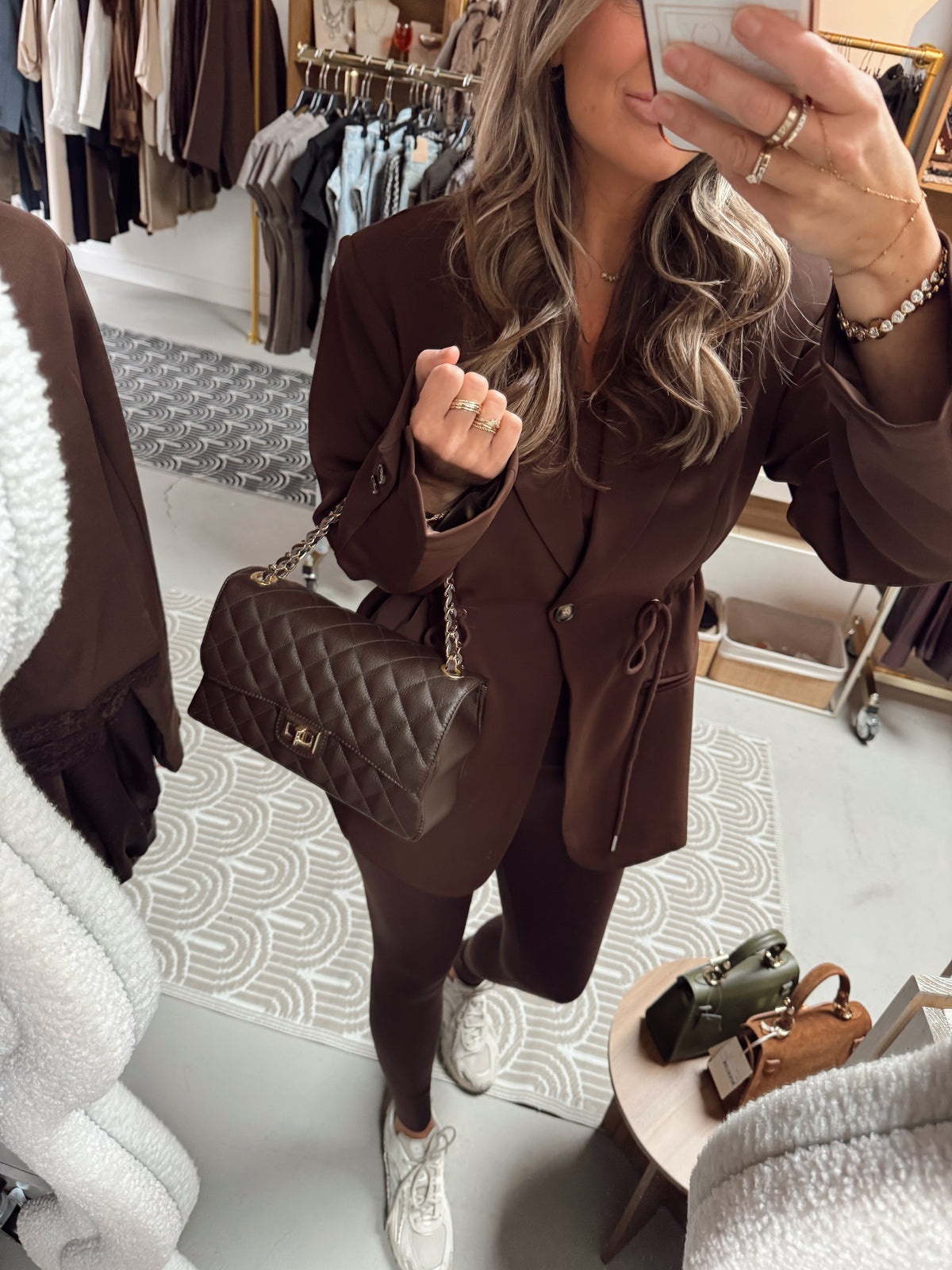 Blazer met ceintuur Billy Bruin
