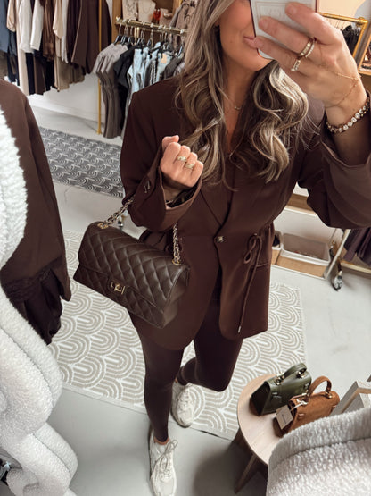 Blazer met ceintuur Billy Bruin